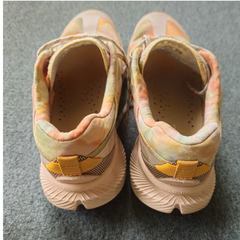 MERRELL Agility Peak 5 Trail Running Shoes Mesh Size 10.5 Orange Tie Dye J068520